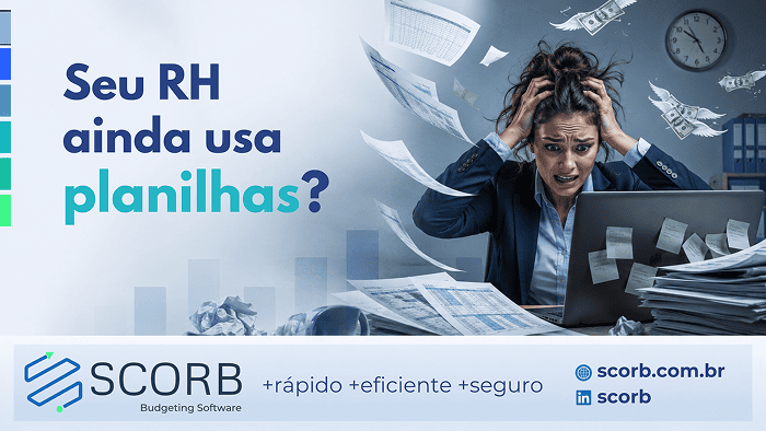 Gestores colaborando na construção de cenários dentro da plataforma SCORB.