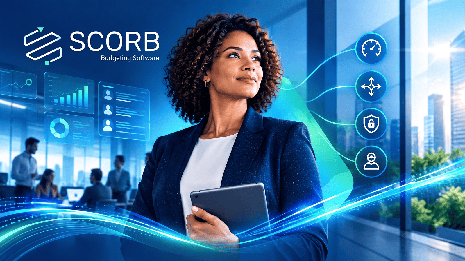 Interface da plataforma SCORB para gestão do orçamento de pessoal.